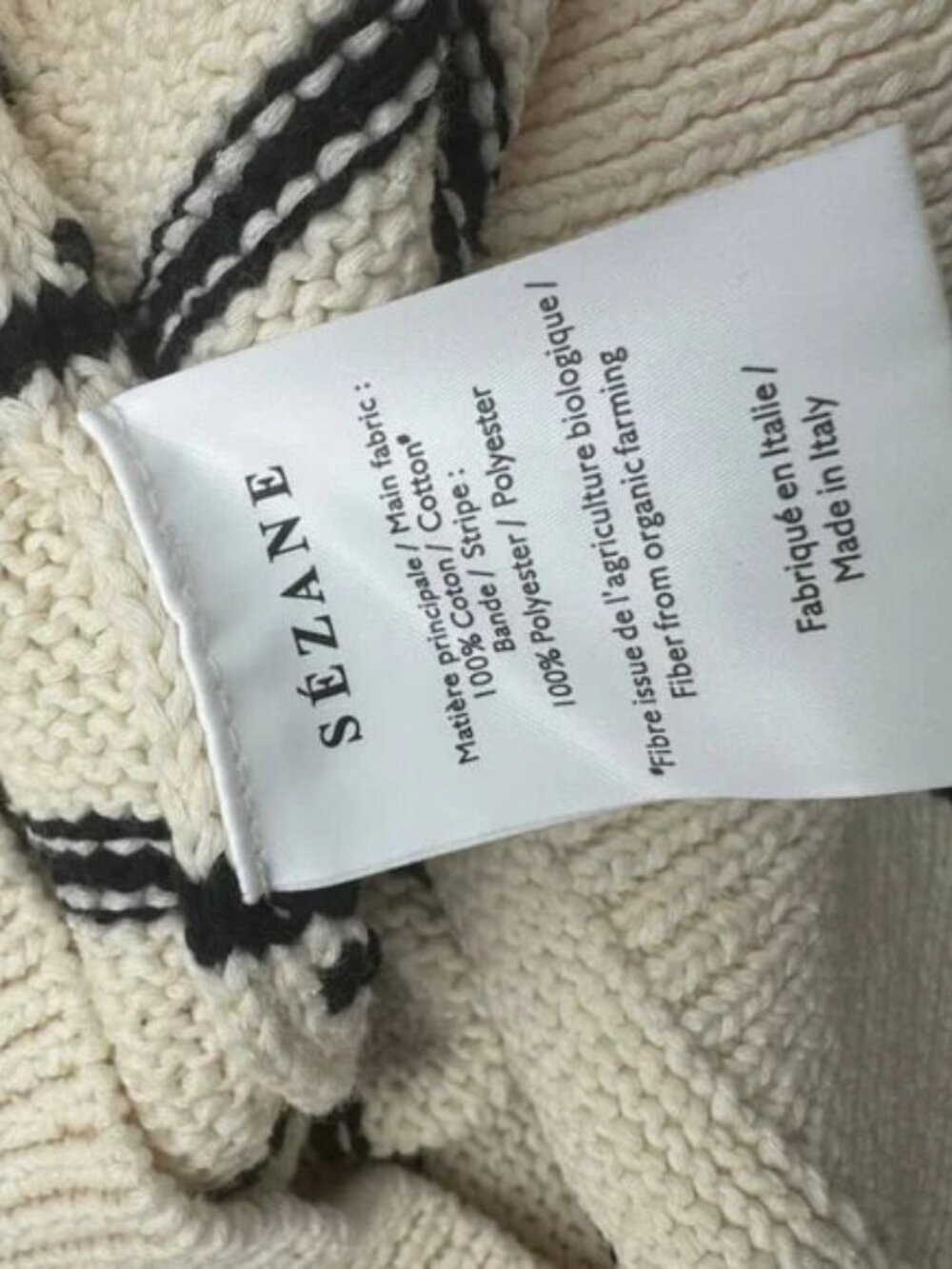 Sezane NWOT LÉONTINE JUMPER - Picture 8 of 11